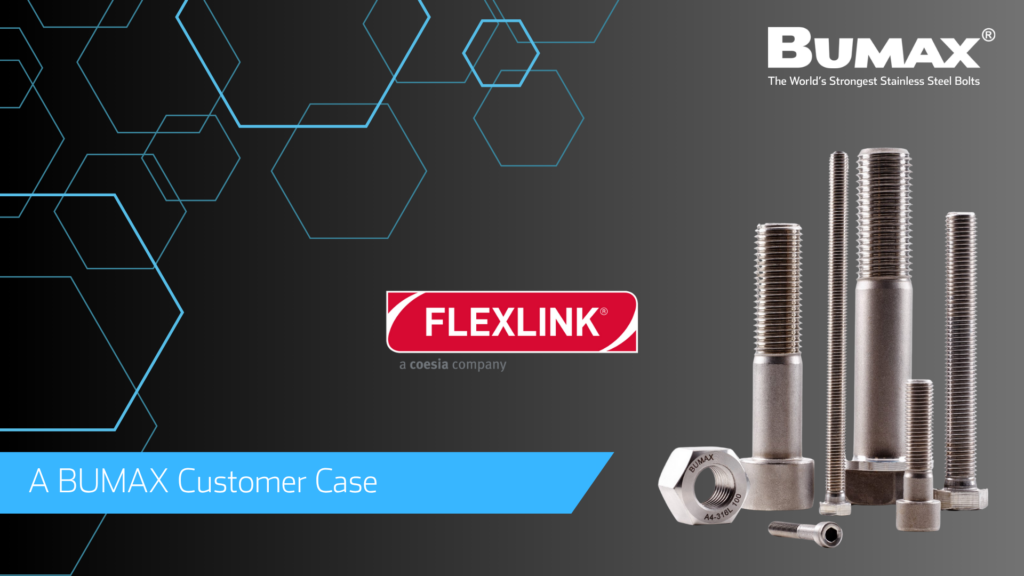 An interview with Anders Ingvarsson, Senior Product Manager at FlexLink, about the importance of BUMAX pins in their products.