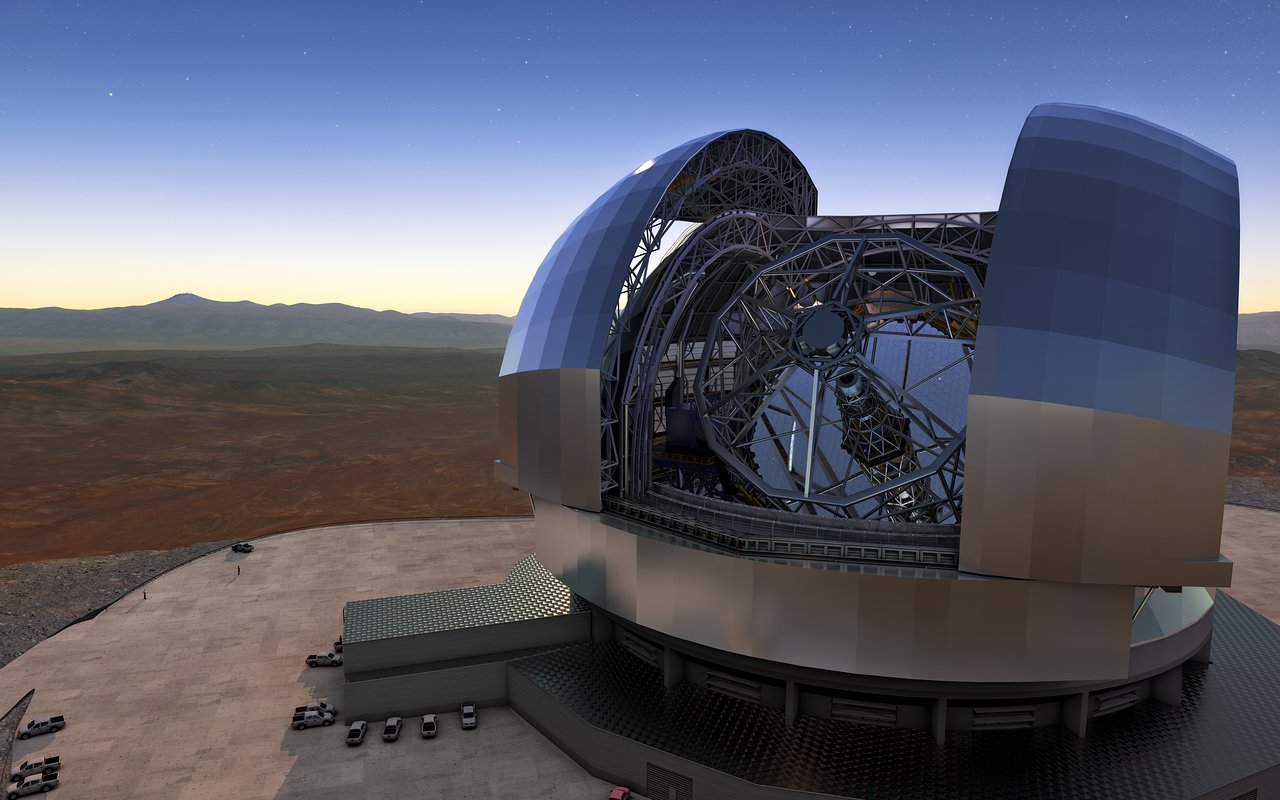 The European Southern Observatory Extremely Large Telescope (ESO ELT) in the Atacama desert in Chile